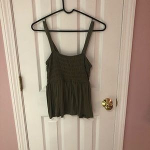 peplum tank top